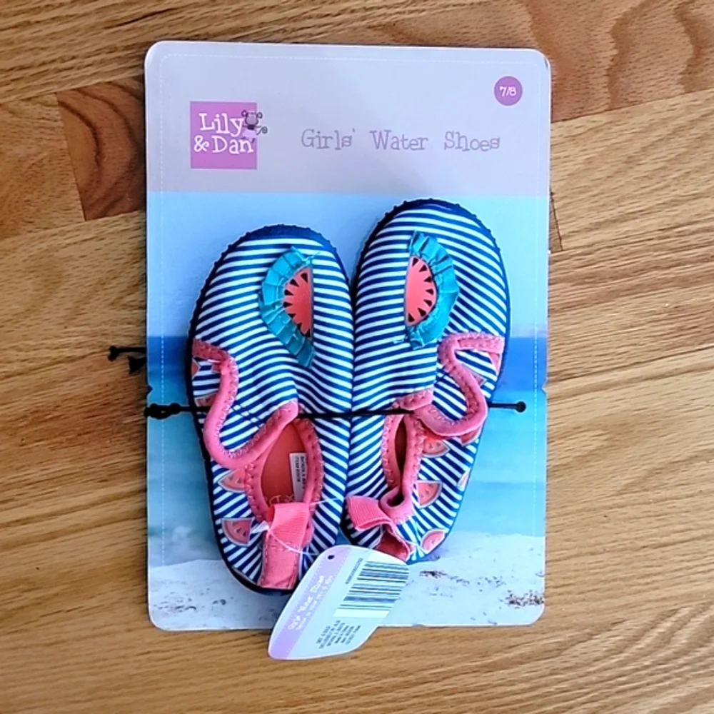 Lily & Dan Girls Watermelon Water Shoes